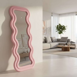 Hanah Home Espejo Cheval Mundo Oval - Pink